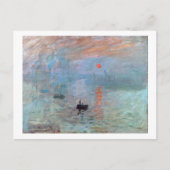 Impression, Sunrise, Claude Monet, 1872 Briefkaart (Voorkant)