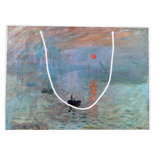 Impression, Sunrise, Claude Monet, 1872 Groot Cadeauzakje (Achterkant)