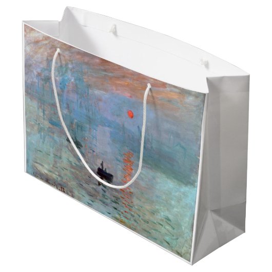 Impression, Sunrise, Claude Monet, 1872 Groot Cadeauzakje (Achterkant Gekanteld)