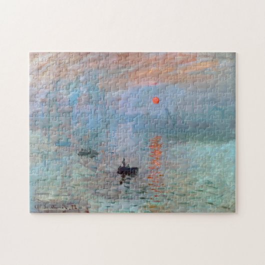 Impression, Sunrise, Claude Monet, 1872 Legpuzzel (Horizontaal)