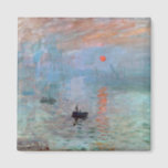 Impression, Sunrise, Claude Monet, 1872 Magneet<br><div class="desc">Oscar-Claude Monet (14 november 1840 - 5 december 1926) was een Franse schilder, een oprichter van het Franse schilderij van de onderdrukker en de meest consequente en prolieve beoefenaar van de filosofie van de beweging om zijn perceptie vóór de natuur uit te drukken, met name wat betreft het plein air...</div>