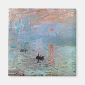 Impression, Sunrise, Claude Monet, 1872 Magneet (Voorkant)
