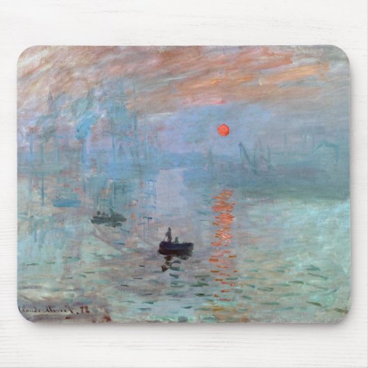 Impression, Sunrise, Claude Monet, 1872 Muismat (Voorkant)