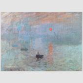 Impression, Sunrise, Claude Monet, 1872 Tissuepapier (Voorkant)