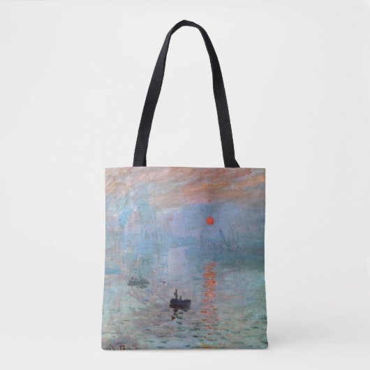 Impression, Sunrise, Claude Monet, 1872 Tote Bag (Voorkant)