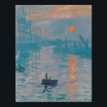 Impression Sunrise Claude Monet Imitatie Canvas Print<br><div class="desc">Monet Impressionisme Painting - De naam van dit schilderij is Impression,  Sunrise,  een beroemd schilderij van de Franse impressionist Claude Monet,  geschilderd in 1872 en getoond op de tentoonstelling van impressionisten in Parijs in 1874. Zonneopgang shows de haven van Le Havre.</div>