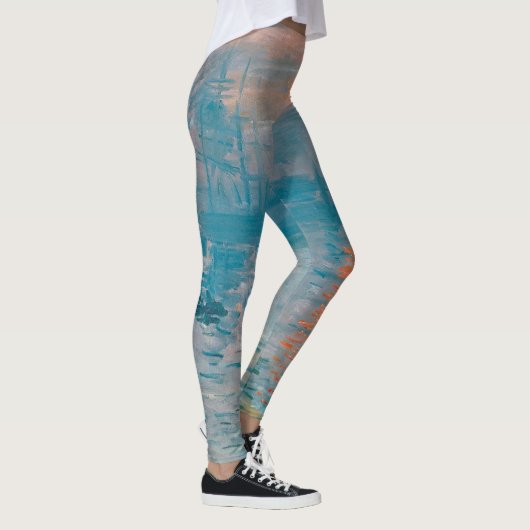 Impression Sunrise Claude Monet Leggings (Rechts)