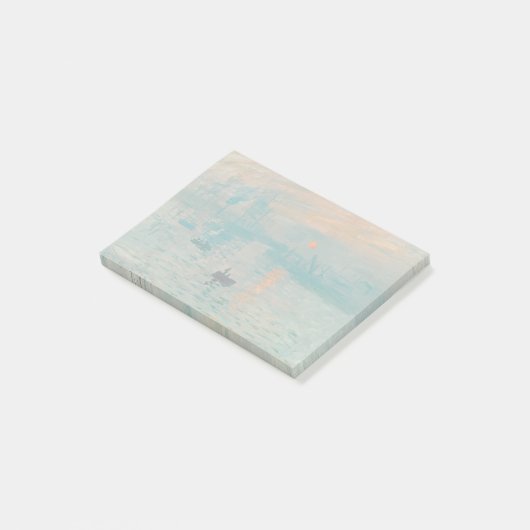 Impression Sunrise Claude Monet Post-it® Notes (Schuin)