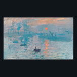 Impression Sunrise Claude Monet Rechthoekige Sticker<br><div class="desc">Monet Impressionisme Painting - De naam van dit schilderij is Impression,  Sunrise,  een beroemd schilderij van de Franse impressionist Claude Monet,  geschilderd in 1872 en getoond op de tentoonstelling van impressionisten in Parijs in 1874. Zonneopgang shows de haven van Le Havre.</div>
