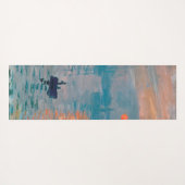 Impression Sunrise Claude Monet Yogamat (Achterkant (horizontaal))