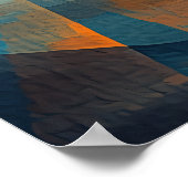Impression Sunrise - Cubistisch meesterwerk geïnsp Poster (Hoek)
