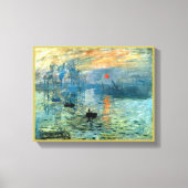 Impression Sunrise door Claude Monet Canvas Afdruk (Voorkant)