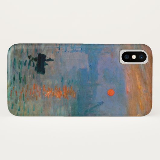 Impression Sunrise door Claude Monet Case-Mate iPhone Case (Achterkant (horizontaal))