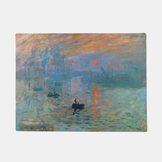 Impression Sunrise door Claude Monet Deurmat (Voorkant)