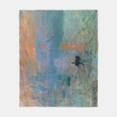 Impression Sunrise door Claude Monet Fleece Deken (Voorkant)