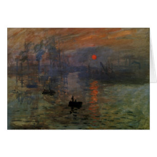 Impression Sunrise door Claude Monet,  kunst