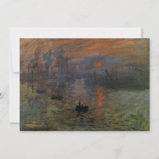 Impression Sunrise door Claude Monet,  kunst (Voorkant)