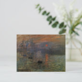 Impression Sunrise door Claude Monet,  kunst Briefkaart (Staand voorkant)