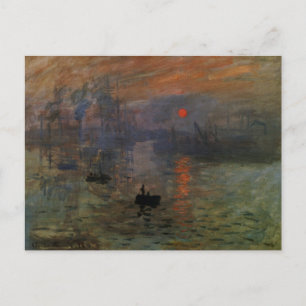 Impression Sunrise door Claude Monet,  kunst Briefkaart