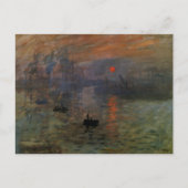 Impression Sunrise door Claude Monet,  kunst Briefkaart (Voorkant)