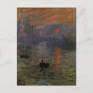Impression Sunrise door Claude Monet,  kunst Briefkaart