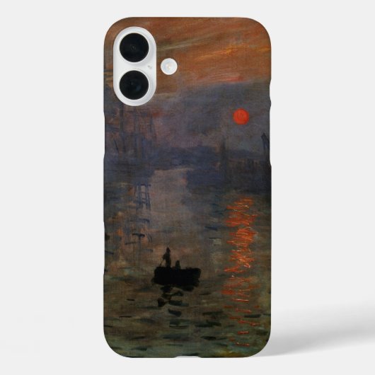 Impression Sunrise door Claude Monet,  kunst Case-Mate iPhone Case (Achterkant)