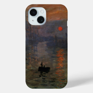 Impression Sunrise door Claude Monet, kunst iPhone 15 Case