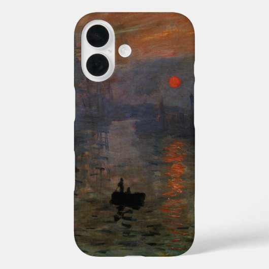Impression Sunrise door Claude Monet,  kunst Case-Mate iPhone Case (Achterkant)