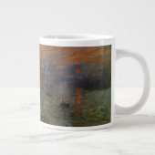 Impression Sunrise door Claude Monet, kunst Grote Koffiekop (Rechts)