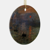 Impression Sunrise door Claude Monet,  kunst Keramisch Ornament (Rechts)