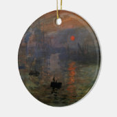 Impression Sunrise door Claude Monet,  kunst Keramisch Ornament (Links)