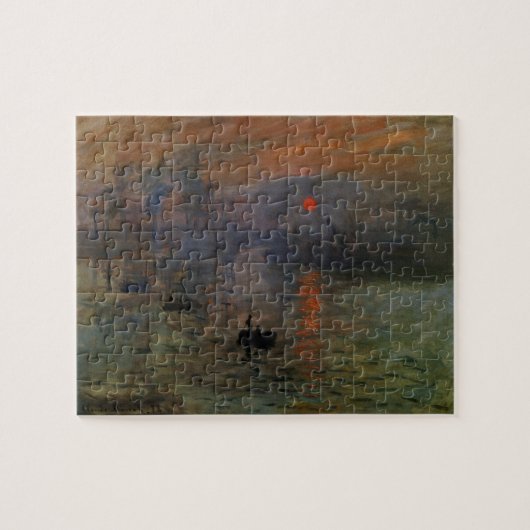 Impression Sunrise door Claude Monet, kunst Legpuzzel (Horizontaal)