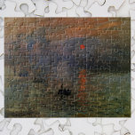 Impression Sunrise door Claude Monet,  kunst Legpuzzel<br><div class="desc">Impression, Sunrise (1872) van Claude Monet is een impressionisme fijn kunstschilderij. De positie van de zon lijkt ook een zonsondergang te zijn. Een zeeseizoen in Le Havre Harbour, Frankrijk, met verschillende boten op de voorgrond bij zonsopgang. Over de kunstenaar: Claude Monet (1840-1926) was een oprichter van de Franse impressionistische schilderbeweging,...</div>