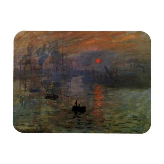 Impression Sunrise door Claude Monet,  kunst Magneet (Horizontaal)