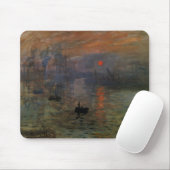 Impression Sunrise door Claude Monet,  kunst Muismat (Met muis)