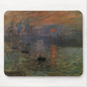 Impression Sunrise door Claude Monet,  kunst Muismat