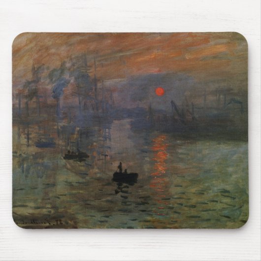 Impression Sunrise door Claude Monet,  kunst Muismat (Voorkant)
