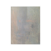 Impression Sunrise door Claude Monet,  kunst Notitieblok (Linkerzijde)