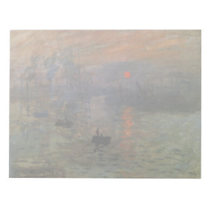 Impression Sunrise door Claude Monet,  kunst Notitieblok