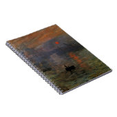 Impression Sunrise door Claude Monet,  kunst Notitieboek (Rechterzijde)