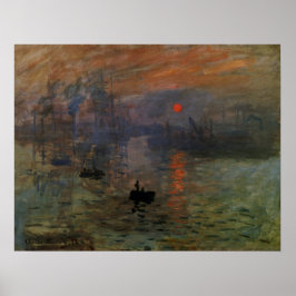 Impression Sunrise door Claude Monet,  kunst Poster