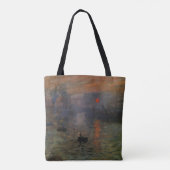 Impression Sunrise door Claude Monet,  kunst Tote Bag (Achterkant)