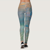 Impression Sunrise door Claude Monet Leggings (Achterkant)