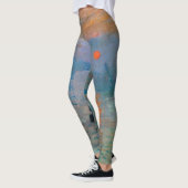 Impression Sunrise door Claude Monet Leggings (Links)