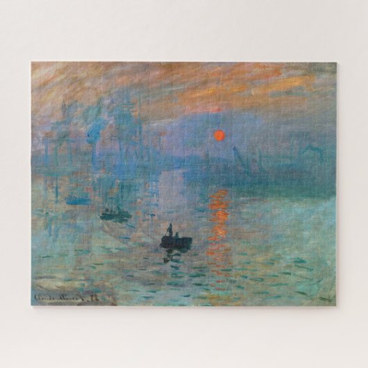 Impression Sunrise door Claude Monet Legpuzzel (Horizontaal)
