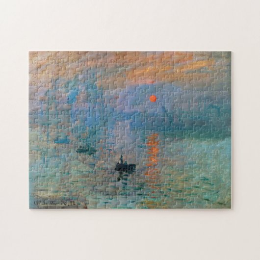 Impression Sunrise door Claude Monet Legpuzzel (Horizontaal)