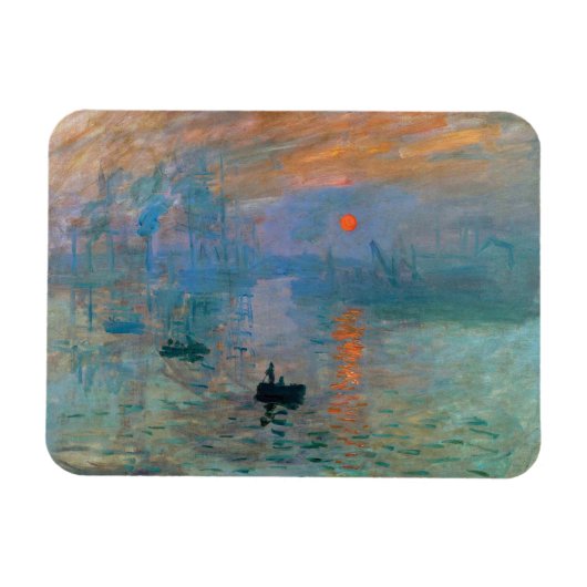 Impression Sunrise door Claude Monet Magneet (Horizontaal)