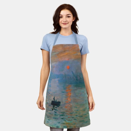 Impression Sunrise door Claude Monet        Schort (Gedragen)