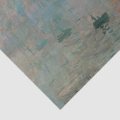 Impression Sunrise door Claude Monet Tissuepapier (Detail)