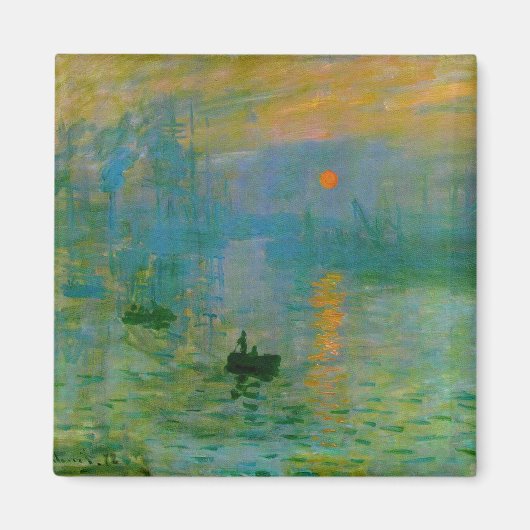 Impression Sunrise Fine Art Magnet (Voorkant)